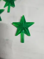 Christmas Tree Topper Star - Green - vintage