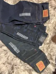 LEVI 511 28x28 Size 16 Reg NEW (3 Pak)Blue Jeans