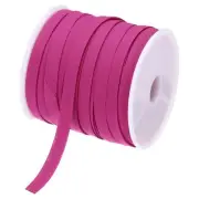1/4 Inch Double Fold Bias Tape Cotton Bias Tape(Rose Red 25 Yards)