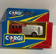 Vintage Corgi Fire Engine 90030 Fire Service New Old Stock 1991 NOS 90's toys.