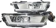 1 Set LED DRL Daytime Running Lights Daylight With Turnning Yellow Signal Lamp Compatible With Skoda Rapid 2013 2014 2015 2016 2017(B-White)
