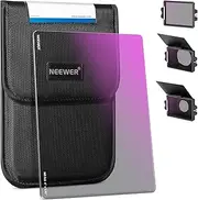 NEEWER ND0.6(2 Stops) Square ND Filter, 4"x5.65" Cinema Neutral Density Filter Compatible with Tilta Compatible with SmallRig Matte Box, Slim Multi Coated HD Optical Glass/25% Light Transmittance