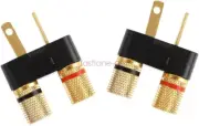 1P Banana Jack Plug Connectors For Pioneer Akai Allied Radio SX-626 727 Series