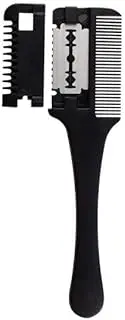 AIMALL Professional Razor Comb for Hairdressers, DIY Hair Cutting & Thinning Razor Comb, 7.5 Inch ABS Hair Trimmer Tool for Styling and Shaping