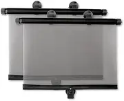 [2PCE] Handy Automotive Premium Pull Down Car Window Shade, Easy Installation, UV Protection, and Privacy for Your Vehicle