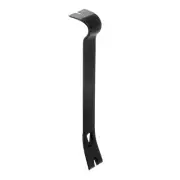 Nail Puller Flat Pry Bar 15" Length CR-V Curved Claw Crowbar with Wide Blade