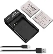 NB-4L Replacement Battery (2-Pack) and Portable USB Charger kit for Canon NB-4L IXY 410F IXY 400F IXY 210F IXY 600F IXY 610F IXUS 50 IXUS 60 IXUS 70
