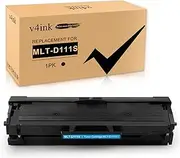 v4ink MLT-D111S MLTD111S Toner Cartridge Replacement for Samsung Xpress SL-M2026 M2026W M2070 M2070W M2070FW M2071 M2071FH M2071HW M2020W M2020 M2022 M2022 M2020 22W M22W 021 M2021W M2078W (Packaging May Vary)