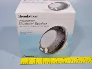 *BrookStone 850029 Rechargeable Waterproof Bluetooth Speaker Showers and Pools