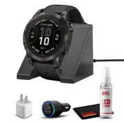 Garmin fenix 7 Pro Solar Sapphire Carbon Gray Titanium Black with Accessories
