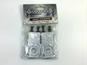 Bulletproof BMX Chain Tensioner Set Silver 3/8" BMX Vintage Old Mid School BMX