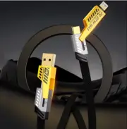 Universal 4 in 1 Type-C/USB to Type-C 65W Fast Charging Data Cable