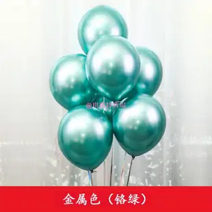 【火爆】金屬氣球批發結婚房慶生日派對網紅兒童氣球裝飾創意布置用品汽球