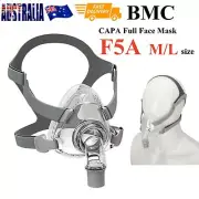 BMC F5A Full Face Mask CPAP Mask for Sleep Apnea Nasal Mask+ Adjustable Headgera