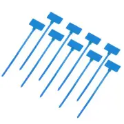 250pcs Marker Cable Zip Ties, 4 Inch Self-Locking Labels Zip Tie Wraps,Blue