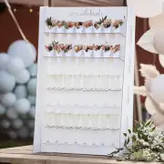 Ginger Ray Botanical Wedding Lets Celebrate Grazing Drink Stand and Canape Ho...