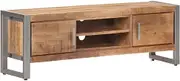 TV Cabinet 120x30x40 cm Rough Mango Wood,TV mounts & TV Units 22KG-323486