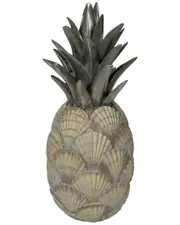 Sagebrook Home 12in Seashell Pineapple Accent