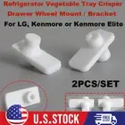 For LG Refrigerator Vegetable Tray Crisper Drawer Wheel Mount MCR620965 L+ R Set