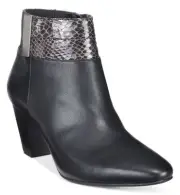 Alfani Women's Palessa Step 'N Flex Antracite/Black Booties Size 9.5 M
