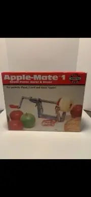 Norpro Apple Mate 1:Parer Slicer Corer Original Box Instructions: New Old Stock