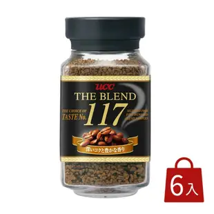【UCC】117即溶咖啡(90g/罐)，6罐組