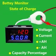 Battery VOLT AMP Tester DC 120V50A Voltmeter Ammeter Current Sensor Transformer