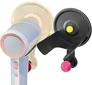 Blow Dryer Holder Wall Mounted, 2X No Punch Bathroom Blow Dryer Organizer, Self-Adhesive Hair Drying Machine Hanger for Bathroom