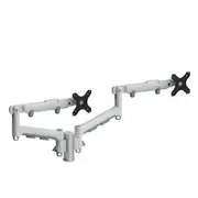 ATDEC AWM DUAL MONITOR ARM SOLUTION - DYNAMIC ARMS - 135MM POST - WHITE - AWMS-2-D13-F-W-K
