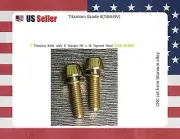 M5 x 16mm Titanium Bolt Taper Head / Ti Bolt 2 pcs - GOLD Nitride GR5 for stems