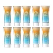 Rohto Mentholatum Skin Aqua Tone Up Essence Latte Beige SPF50+ PA++++ 80g (10ea) Set