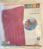 Intex Mat Pool Float Swimming Inflatable Transparent PINK - Adult