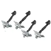 4PCS Car Door Stopper Check Strap Limiter for -Toyota -Hilux 2004-2015 for Fortuner 2005-2015 Silver