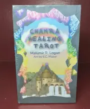 New Chakra Healing Tarot Cards By Malumir R Logan NIB 78 Card Deck & Guide Book