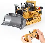 RC Bulldozer Toy Remote Control Excavator Toys Engineering Vehicle RC Truck Toys for Kids Christmas Birthday
