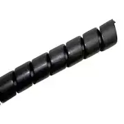 100FT 3/4'' Diameter BLACK Spiral Wrap, Flexible Wire Covering ~ 100 Foot Length