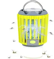Bug Zapper Camping Lantern LED Flashlight 3 in 1 Mosquito Zapper Charge Via USB Lightweight Camping Gear & Accessories for The Outdoors & Emergencies IP67 Waterproof Compact 2000mAh