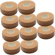 Baluue 10 Rolls Eyelash Tape Lash Extensions Kit Tweezers Eyelash Extension Kit Brushes Skincare Gel Eyelash Sensitive Patch Cosmetic Masks Lash Extension Wispy Foam Brown