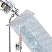 Filter Shower Head, High Pressure ShowerHead with Filter Combo for Hard Water...