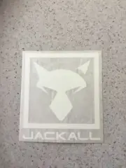 Jackall Fishing Lures STICKER DECAL inside glass white or black 100mm