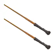 2x Great Pretenders Wizard Wand Kids/Children Costume Party Accessory Brown 3y+