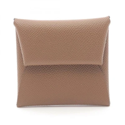 Hermes HERMES Bastia Verso Bronze Drone Veil Fizz Coin Case Wallet Vaud Epson Va