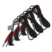 2.35mm DC Jack Head Electrode Lead Wire Cable 2mm Pin For Tens Massager