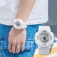 在飛比找博客來優惠-SNOOPY史努比 70周年紀念款手錶 防水指針式數位錶 白