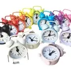 Creative Electronic Mini Alarm Clock Round Table Clock Digital Quartz Clock
