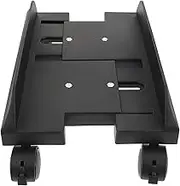 CAXUSD Computer Mainframe Holder Sturdy Movable Bracket Casters Riser Stand for Accessories