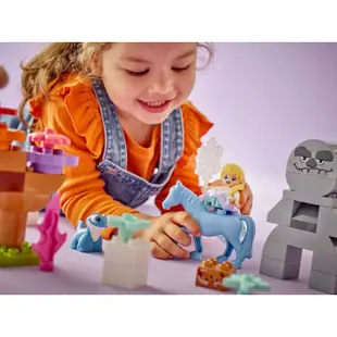 樂高LEGO DUPLO 冰雪奇緣 艾莎和布魯尼在魔法森林 玩具e哥 10418