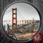 ONE DJ Turntable Slipmat 12 inch - TECHNICS SAN FRANCISCO SLIPMAT