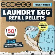Ecoegg Laundry Egg Refill Pellets, 50 Washes (Fresh Linen)