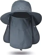 [NC] Fisherman Hat Male Sun Hat Summer Outdoor Quick-Drying Sunscreen Hat Fishing Breathable Sun Hat Female Face Cap